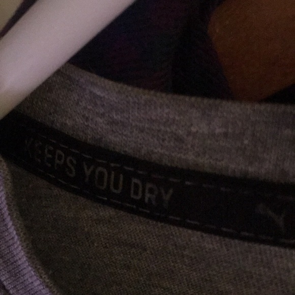 Puma Extra Dry Athletic Tee Grey with Black logo and trim 2 for 20! - Picture 5 of 5